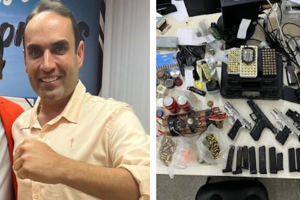 Vice-prefeito de Itapé é preso com armas, dinamites e drogas