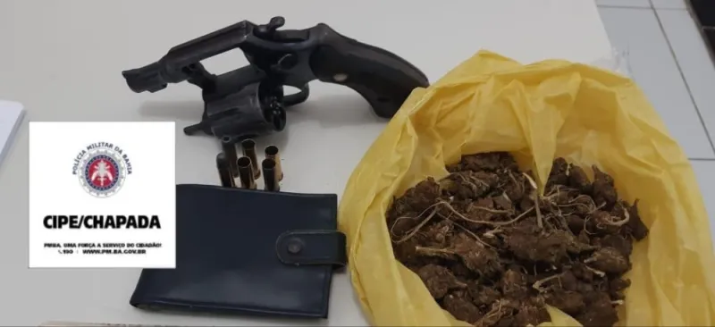 Após diligência entre Itaetê e Nova Redenção, indivíduo tomba em confronto com a CIPE Chapada