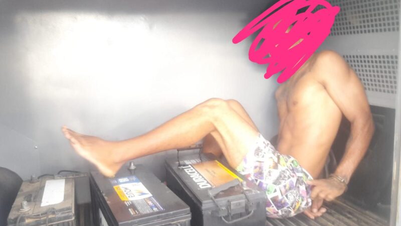 Suspeito de roubo de baterias de caminhão é detido em Wagner/BA