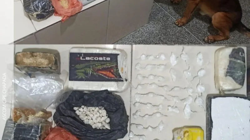 Homem é detido acusado de tráfico no bairro Jardim do Cedro em Ruy Barbosa