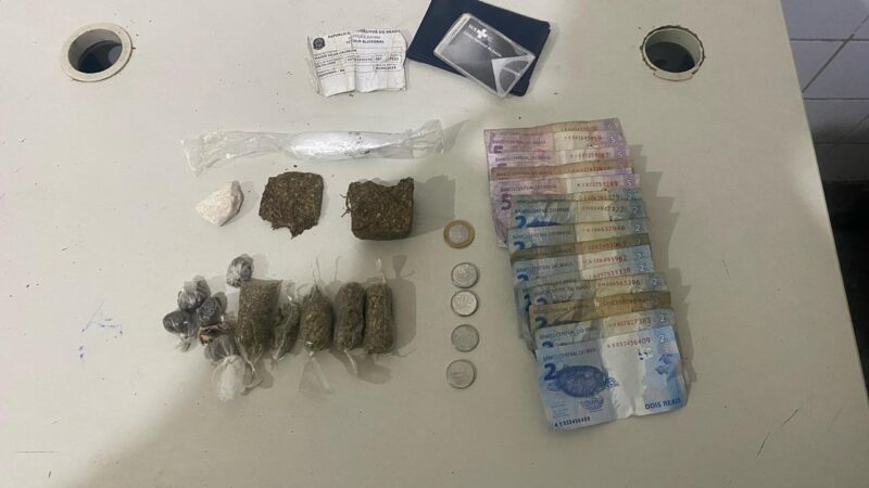 Polícia Militar apreende drogas e prende suspeito de tráfico em Lajedinho – BA