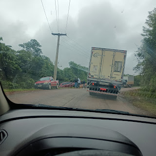 Acidente é registrado na 046 entre Utinga e Bonito