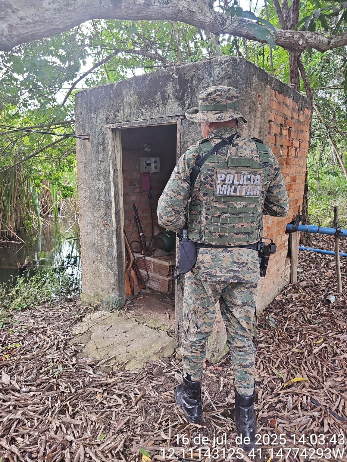CIPPA Lençóis apreende seis armas artesanais na zona rural de Utinga, na Chapada Diamantina