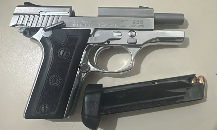 Polícia Militar apreende pistola calibre .380 em Jacobina
