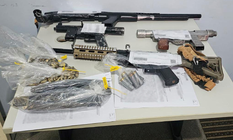 Forças de segurança apreendem fuzil, espingarda e submetralhadoras na Chapada Diamantina