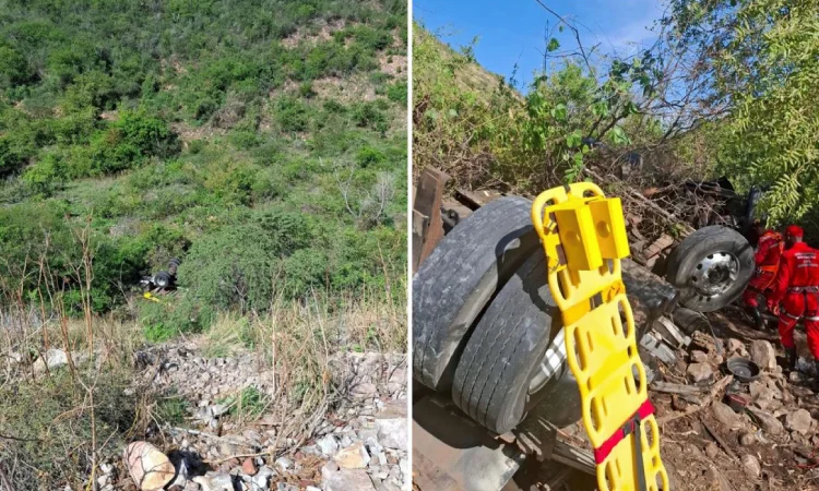Motorista de 29 anos morre após acidente com caminhão na Chapada Diamantina