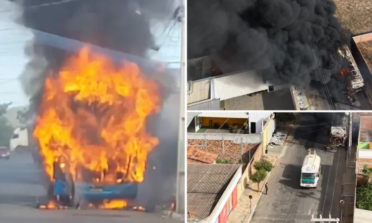 Incêndio destrói ônibus da Viação Novo Horizonte em Ibotirama