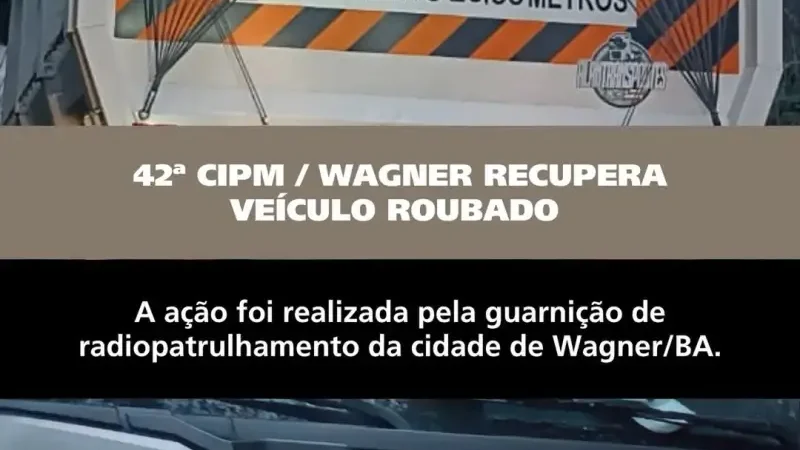 42ª CIPM atende ocorrência de roubo e recupera carreta depredada na zona rural de Lajeadinho – BA