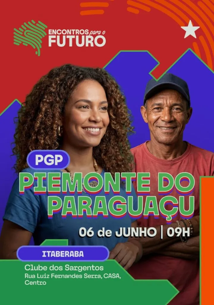Itaberaba recebe plenária do PGP 2026 neste sábado com presença de Jerônimo, Wagner e Rui Costa