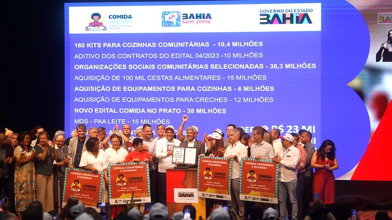 Governo da Bahia realiza o maior investimento do país em ações de combate à fome