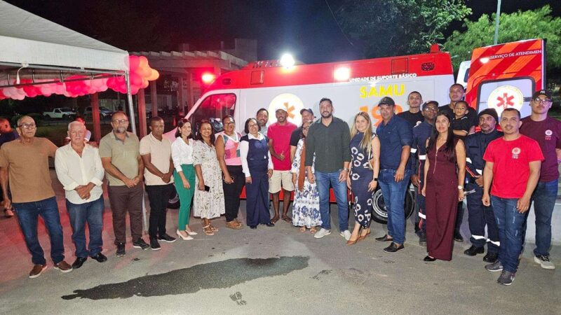 Ibiquera inaugura Base Descentralizada do SAMU 192 e fortalece atendimento de urgência